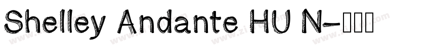 Shelley Andante HU N字体转换